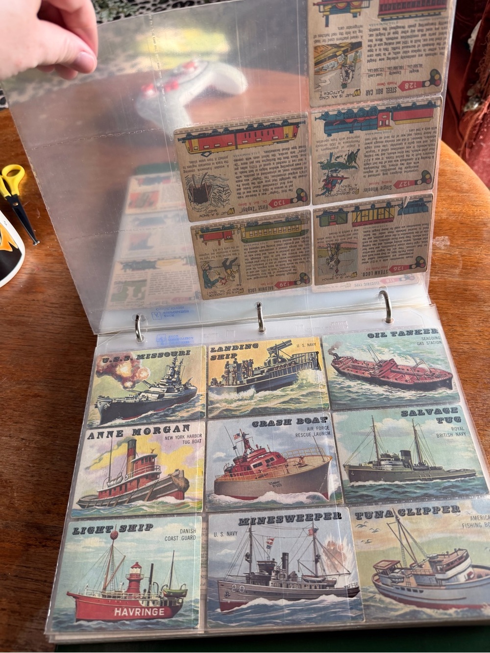 1955 Topps "Rails & Sails" Partial Set (107) - Picture 15 of 16